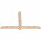 Ekena Millwork Eugene Smooth Timber Gable Bracket, Douglas Fir, 84"W x 53"H x 3 1/2"D x 5 1/2"F, 15/12 Pitch GBW084X53X0406EUG00SDF - alternate 4
